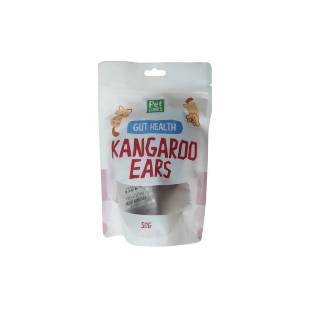 PetCubes Kangaroo Ears Dog Treats 50g