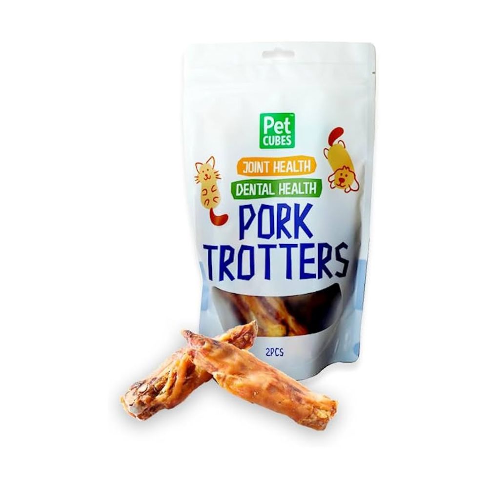 PetCubes Pork Trotters Dog Treats 2pcs