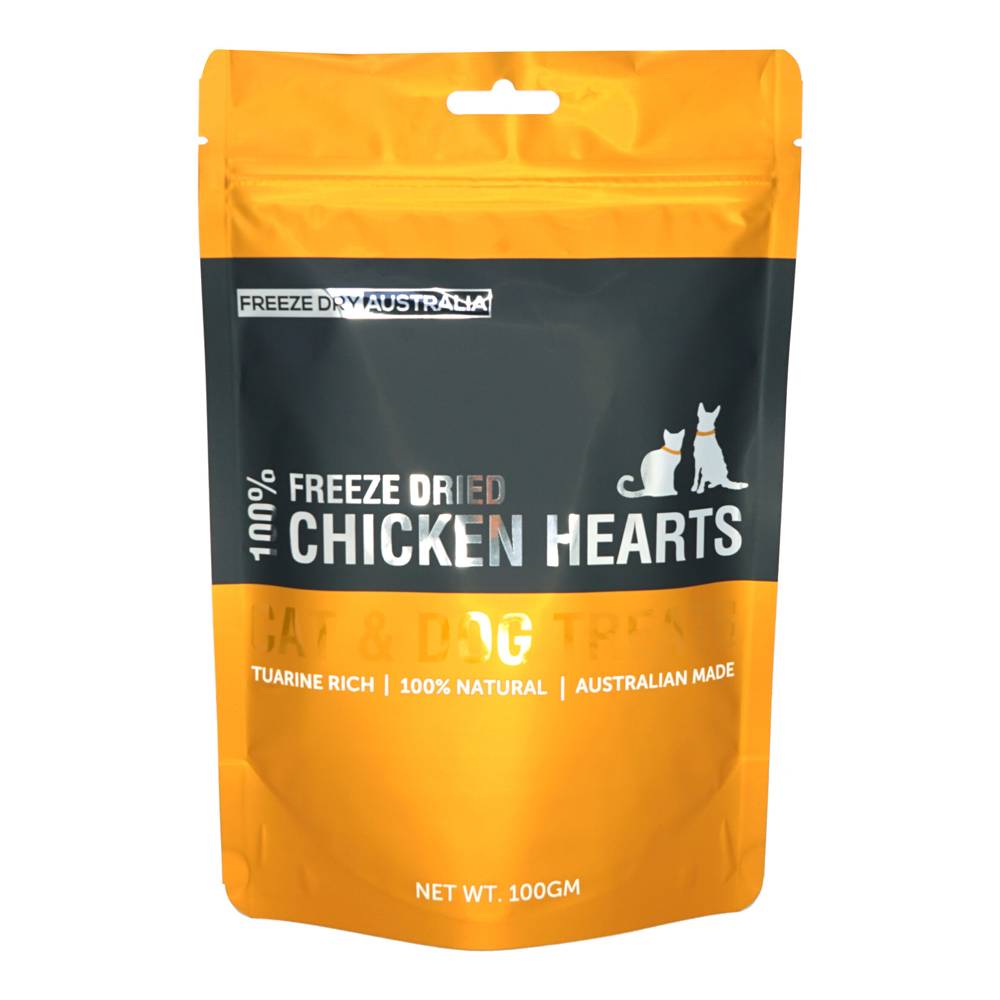 Freeze Dry Australia Chicken Hearts Pet Treats