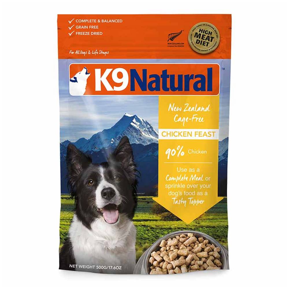 K9 Natural Freeze Dried Chicken Feast Dog Food 500 gm