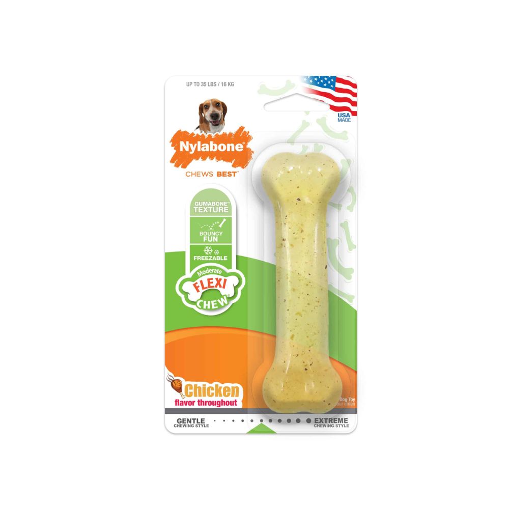 Nylabone Flexi Chew Chicken Wolf (up to 35 lbs / 16 kg dogs)