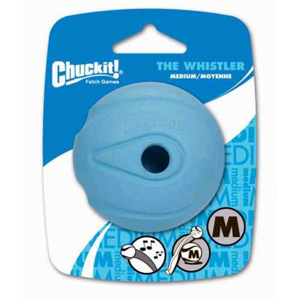 Chuckit! Whistler Ball Dog Toy, Medium 2.5" (6Cm) - 1Pack