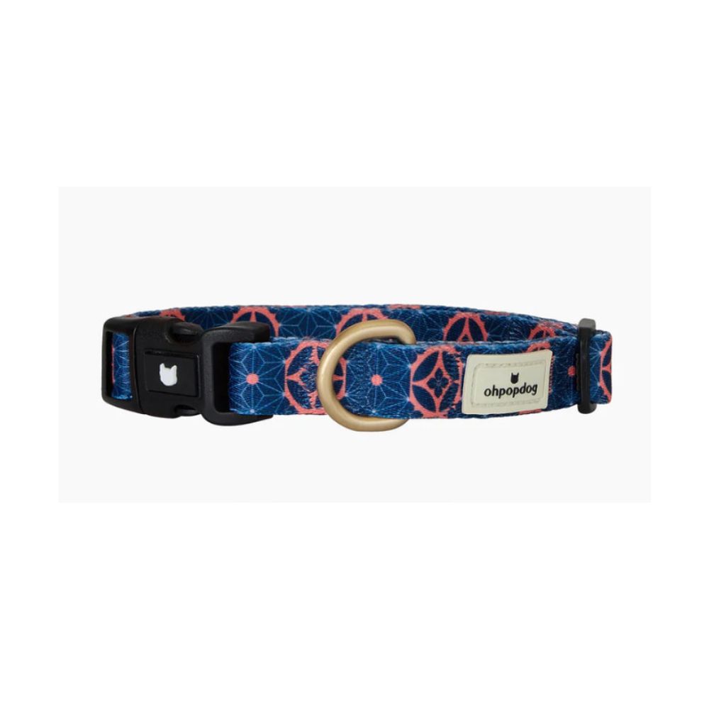 Ohpopdog Baba Navy Basic Nylon Collar