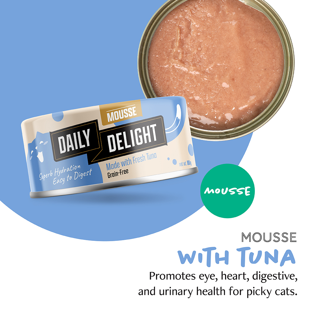 Daily Delight Mousse with Tuna Wet Cat Food