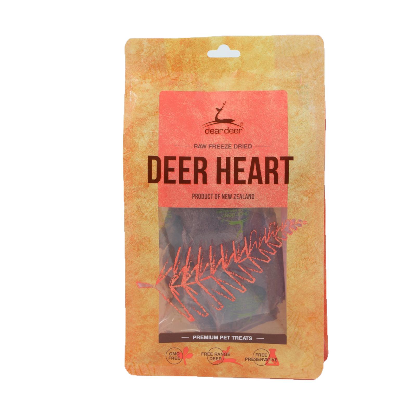 Dear Deer Freeze Dried Heart Treat 50g