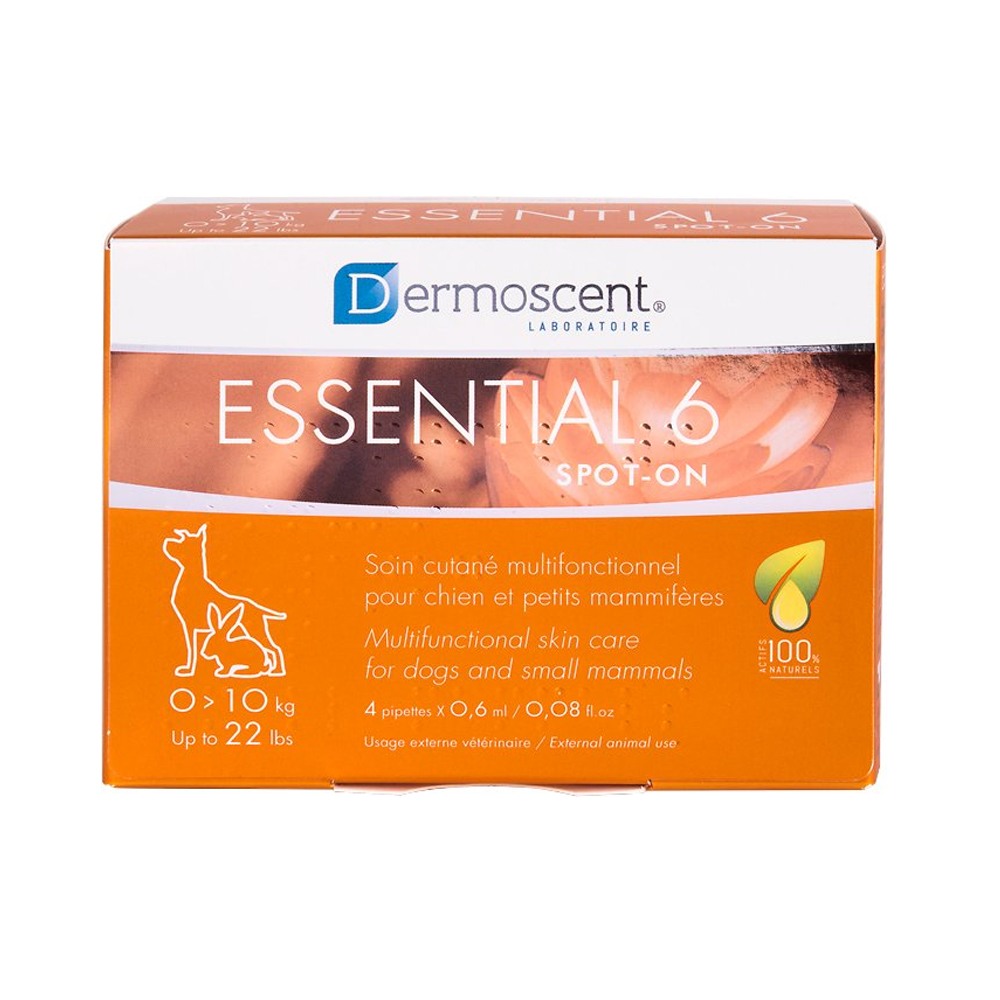 Dermoscent Essential 6 Spot-on For Small Dogs & Small Animals below 10 kg (22 lbs)