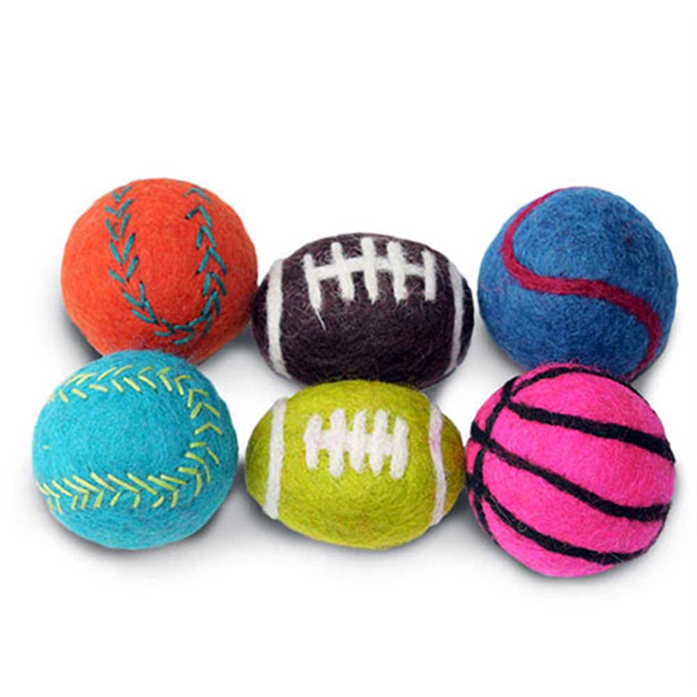 1.5" Balls Xmas - 6pc/pack Toy for Cats