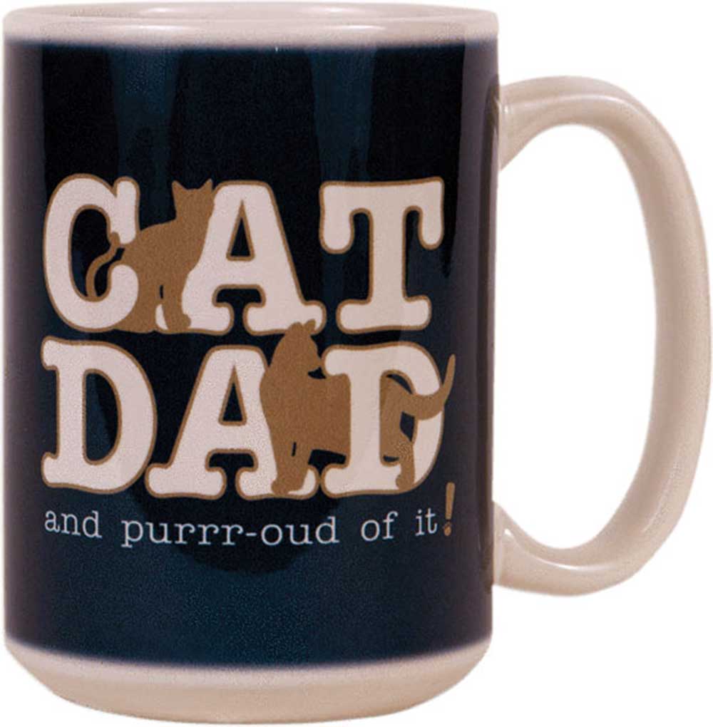 Dog Speak 15OZ Big Mug - Cat Dad