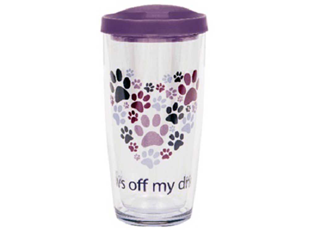 Dog Speak 16OZ Thermal Tumbler - Paws Off My....