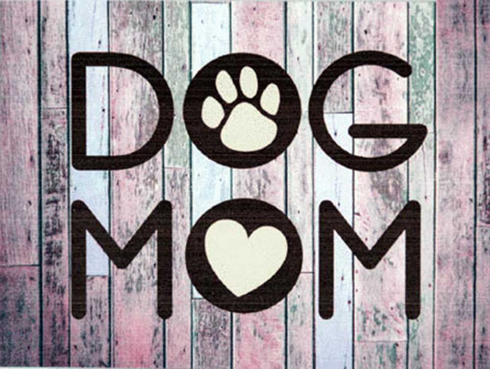 Dog Speak Small Pallet Box Sign - Dog Mom