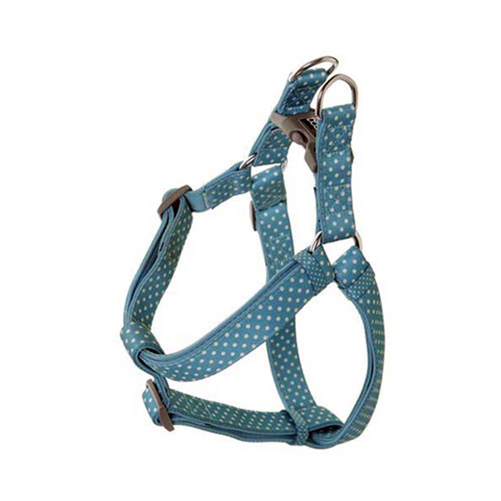 Doog Neoprene Dog Harness, Large (Snoopy - Blue With White Spots)