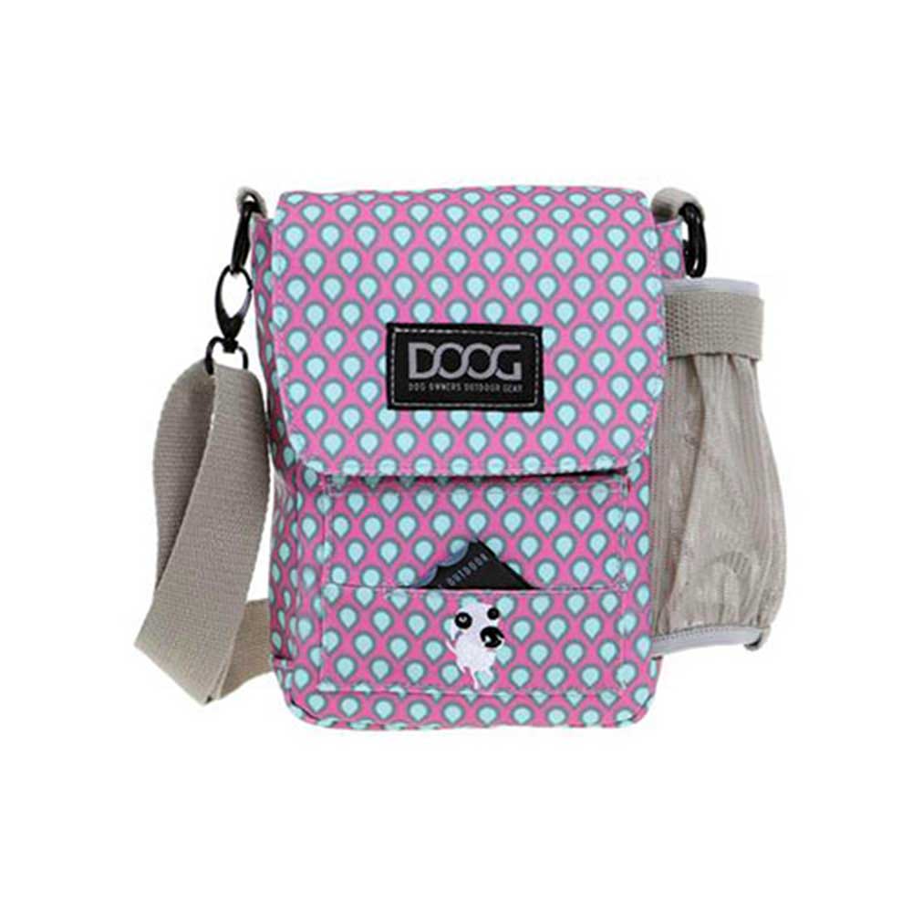 Doog Shoulder Bag - Pink and Green Teardrop (Luna Print)