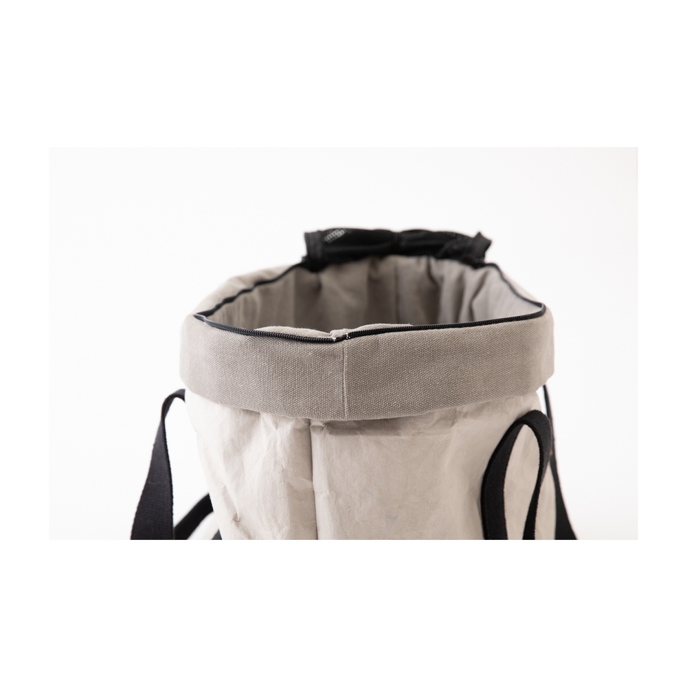 Dorothea Dog Bag Grey Canvas Lining