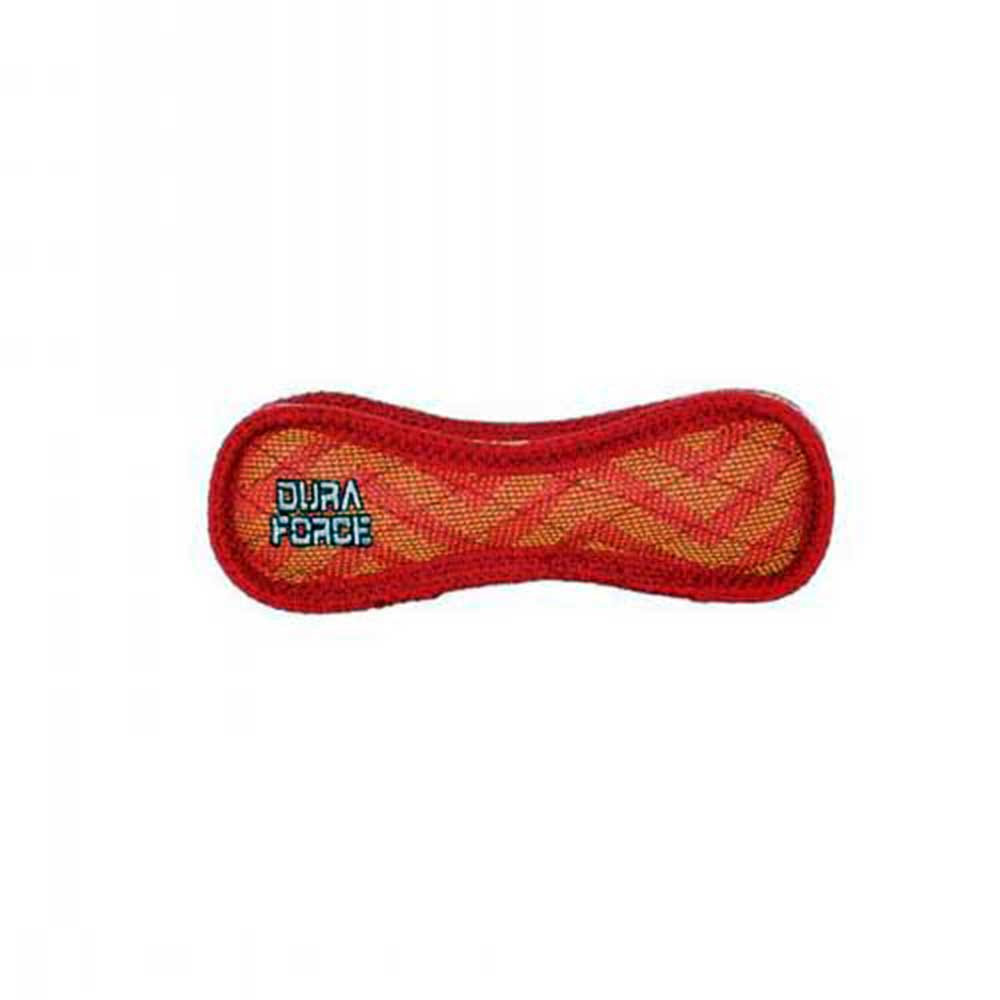 Duraforce Jr'S Bone Zigzag Dog Toy, Red