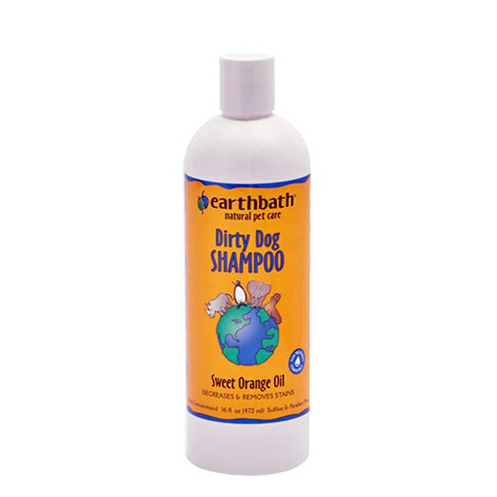 Earthbath Dirty Dog Shampoo with Orange Peel Oil for All Animals 16 oz