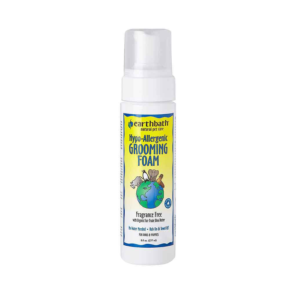 Earthbath Hypo-Allergenic Grooming Foam for Dogs 237 ml