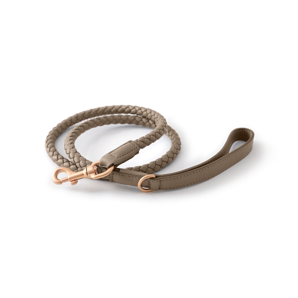 Ferdinando Leash Lazy Taupe 10mm