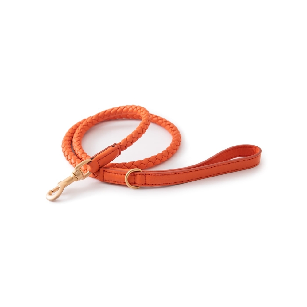 Ferdinando Leash Tangerine Orange 10mm 