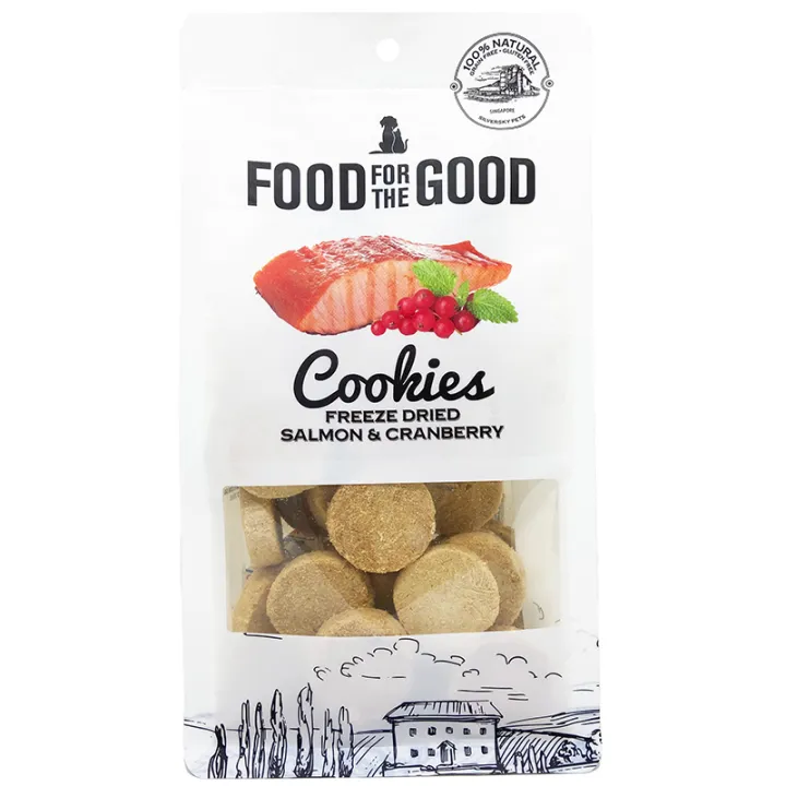 FFTG Salmon & Cranberry Cookies 70g