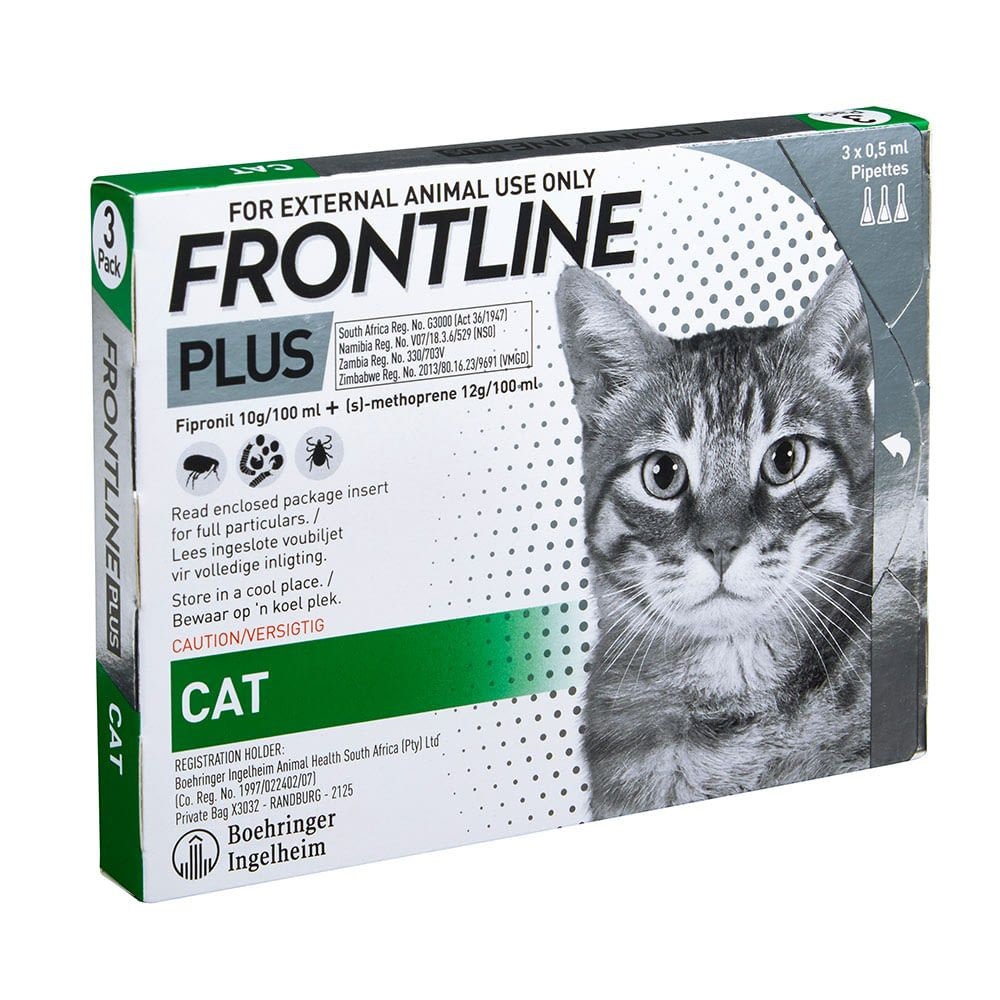 Frontline Plus For Cats & Kittens, 3 Pack