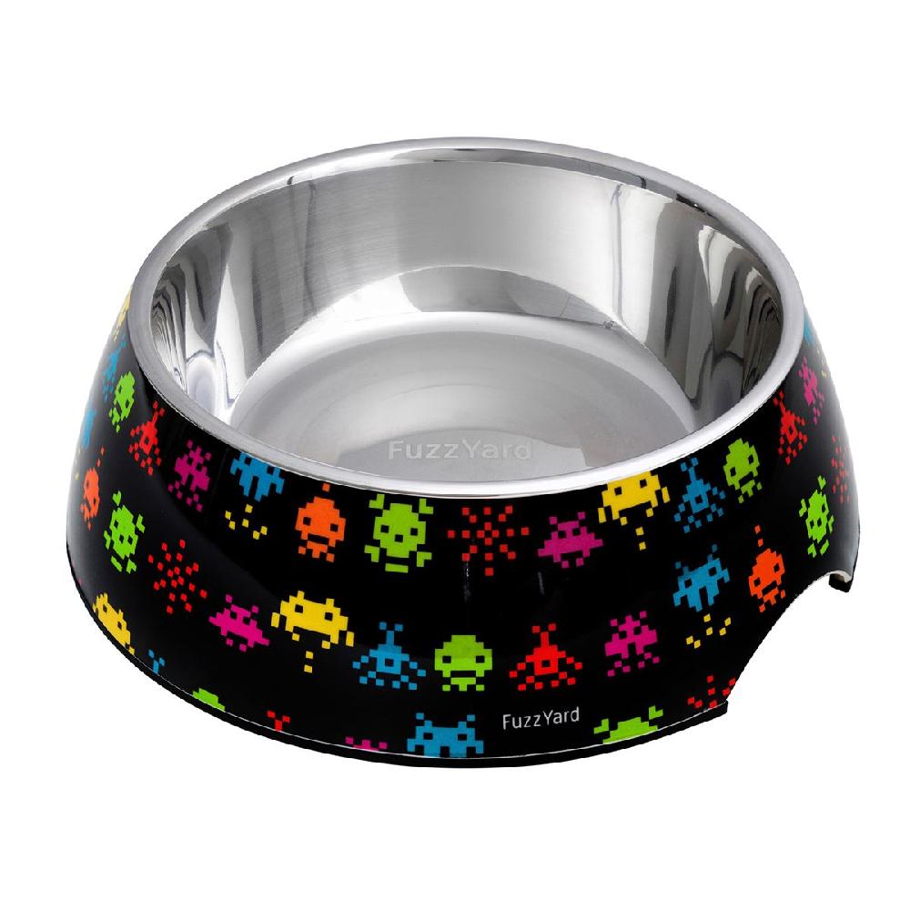 FuzzYard Easy Feeder Bowl Space Riders L