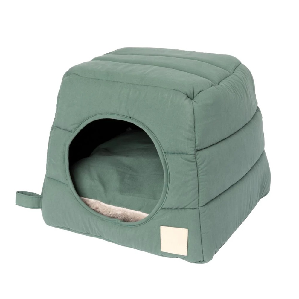 FuzzYard Life Cat Cubby Myrtle Green