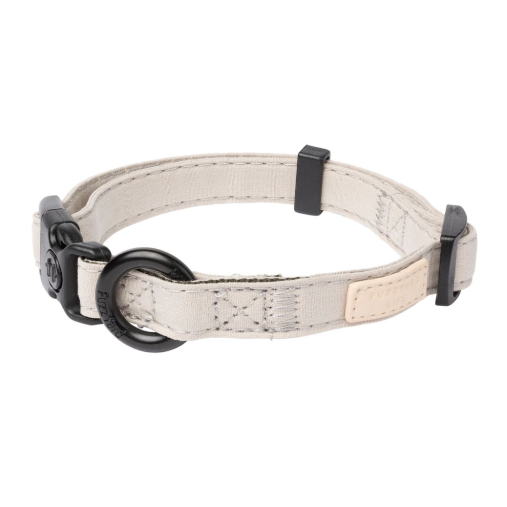 FuzzYard Life Dog Collar Sandstone S