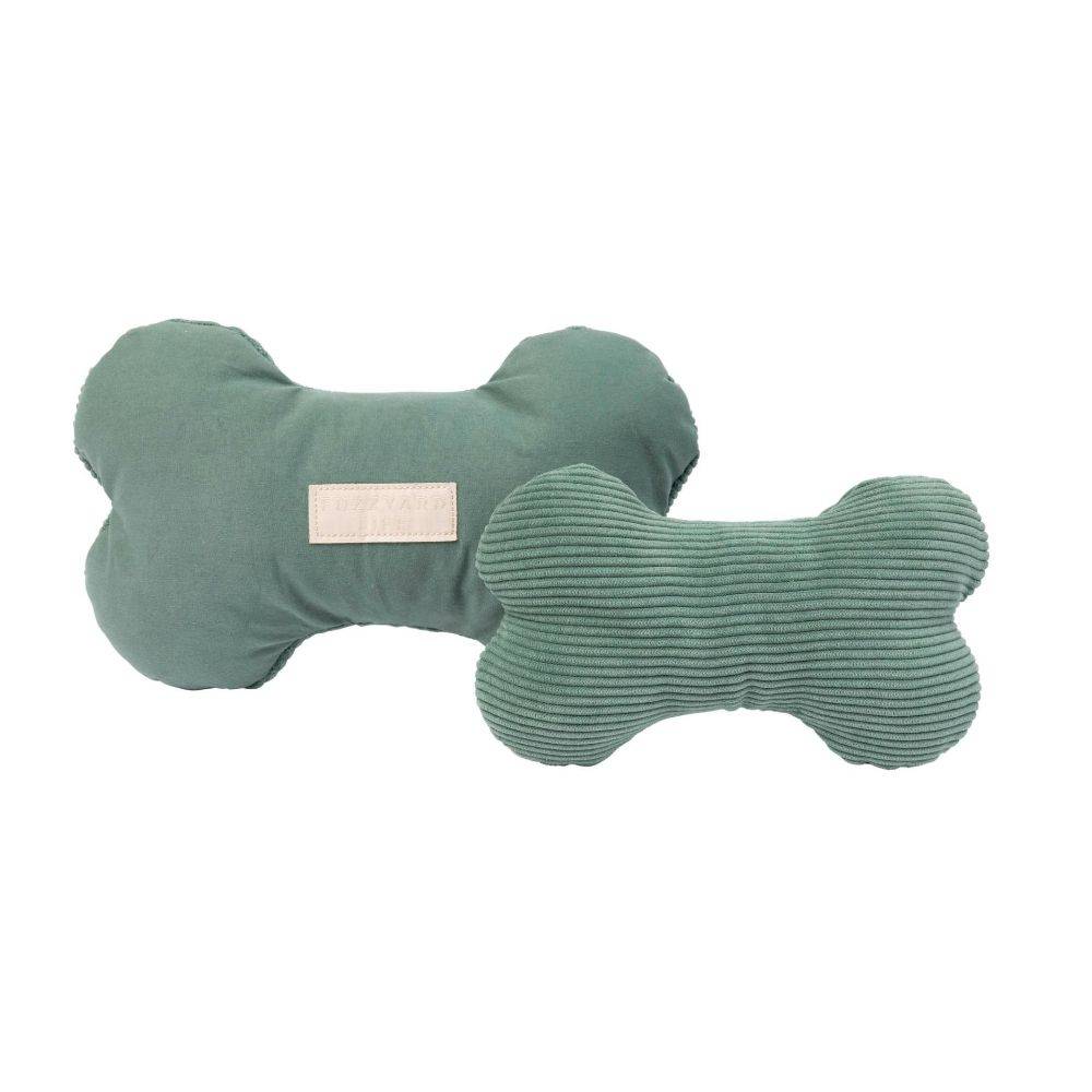 FuzzYard Life Dog Toy Bone - Myrtle Gree