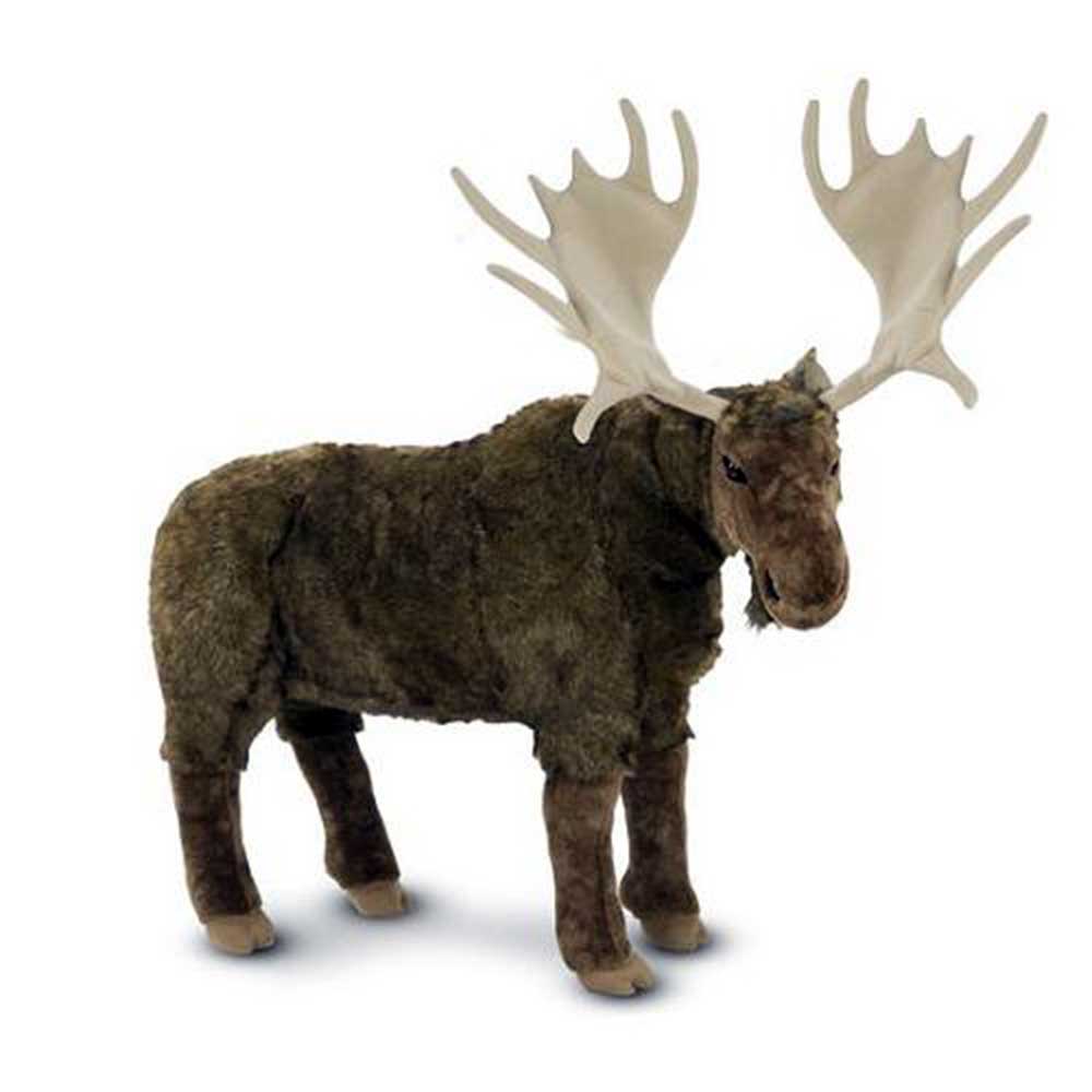 Melissa & Doug Lifelike Plush Moose Stuffed Animal