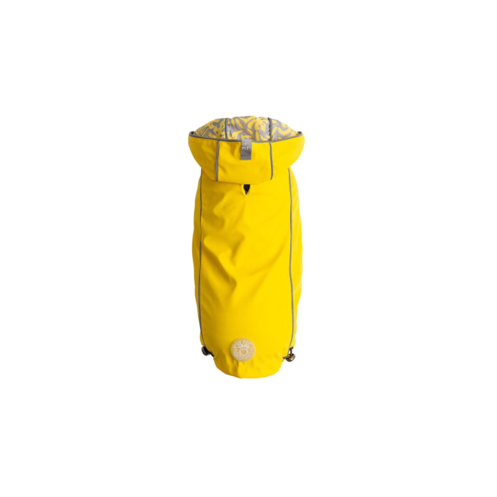 GF Pet Reversible Rain Jacket Yellow For Dogs - 2XL