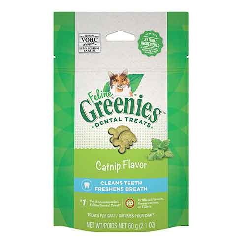 Greenies Feline Cat Dental Treats Catnip Flavor