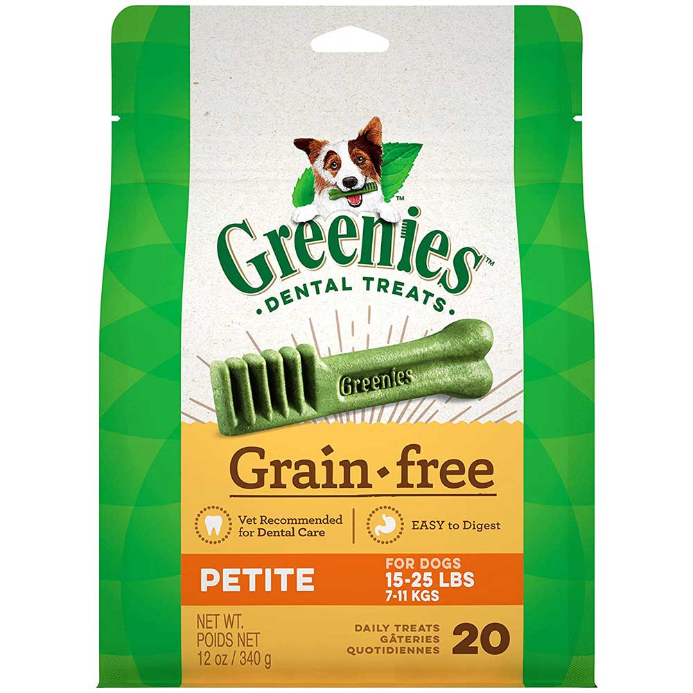 Greenies Grain Free Petite Dental Treats For Dogs 340 g (12 oz)