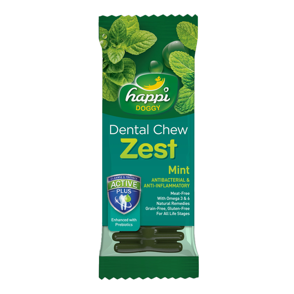 Happi Doggy Dental Chew Zest Stick (Mint)