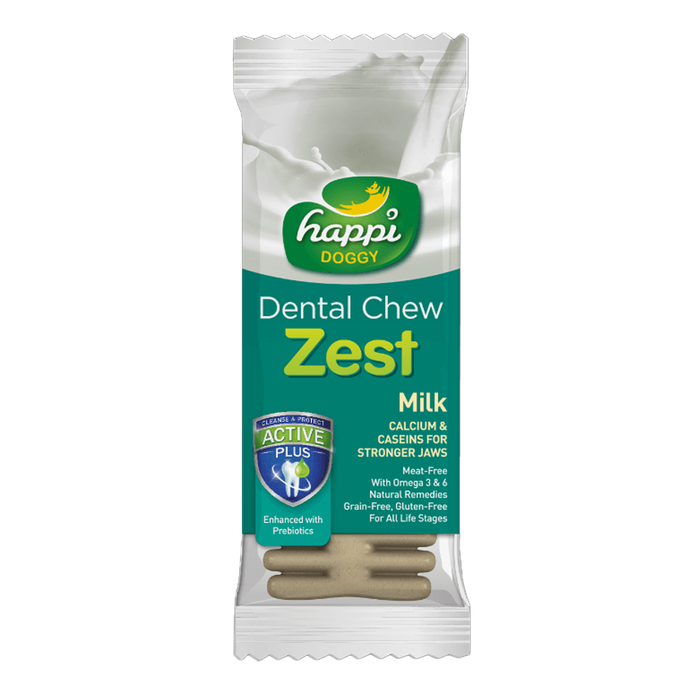 Happi Doggy Dental Chew Zest Stick (Milk)