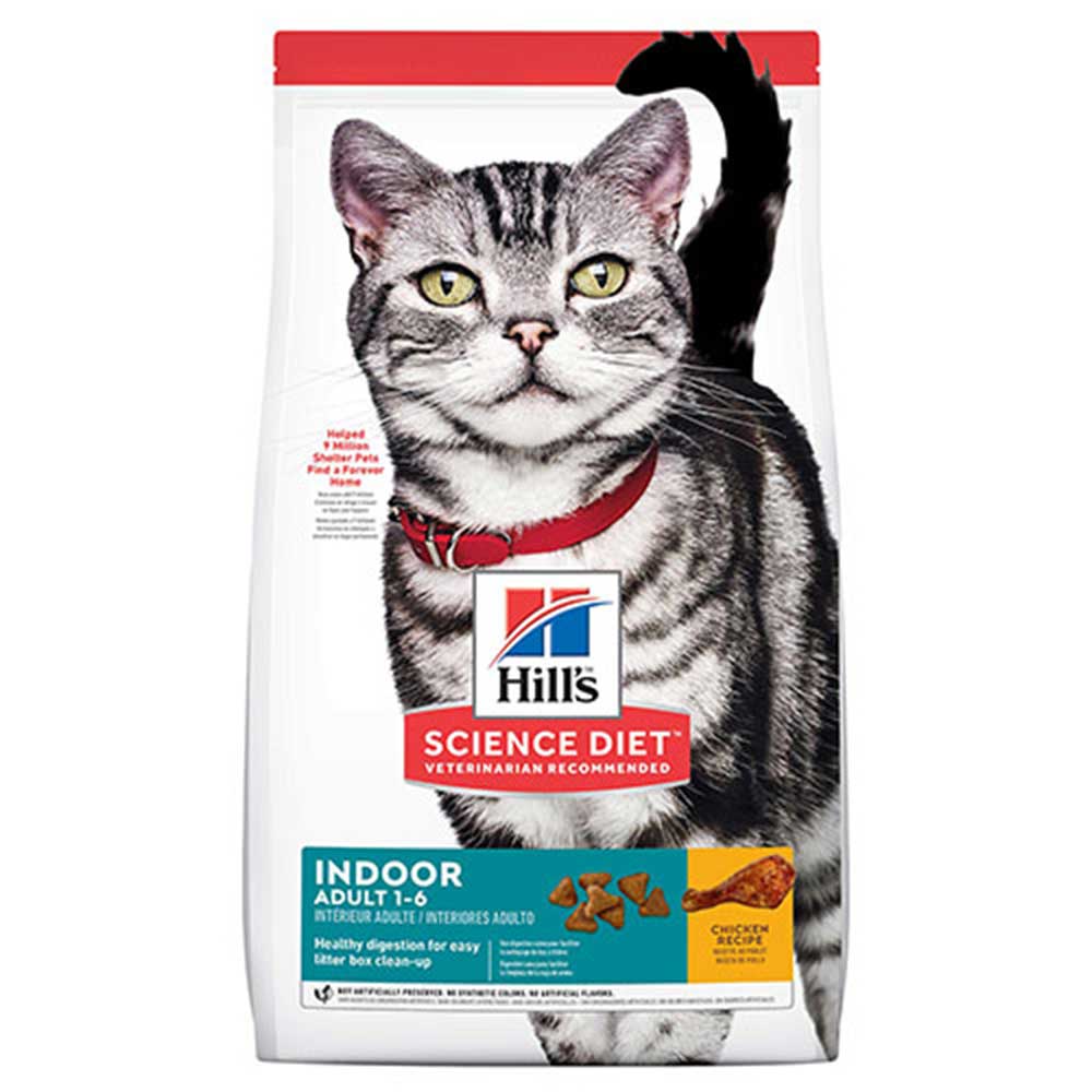 Hill's Science Diet Indoor Adult Chicken Recipe Dry Cat Food 3.5 lbs