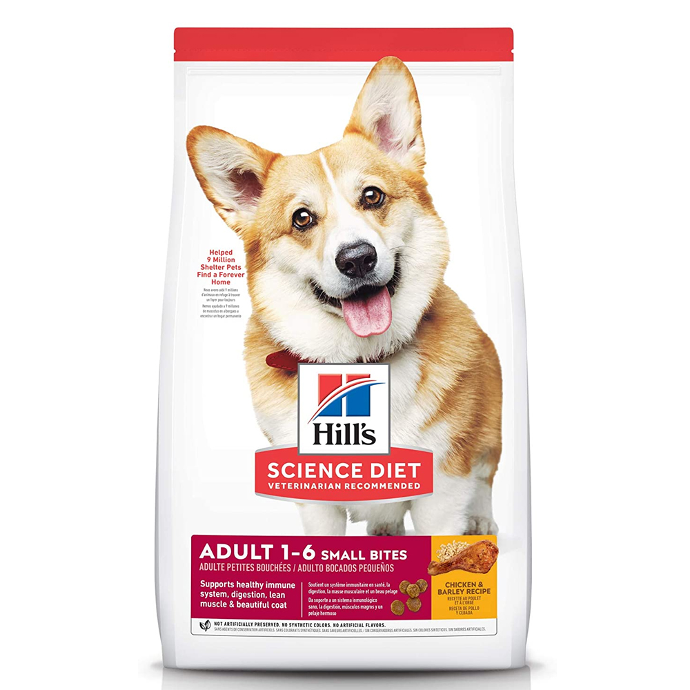 Hills Science Diet Adult Chicken & Barley Small Bites 15 lbs