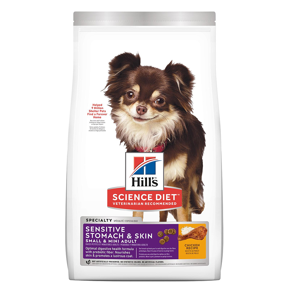 Hill's Science Diet Adult Sensitive Stomach & Skin Small & Mini Chicken Recipe Dry Dog Food