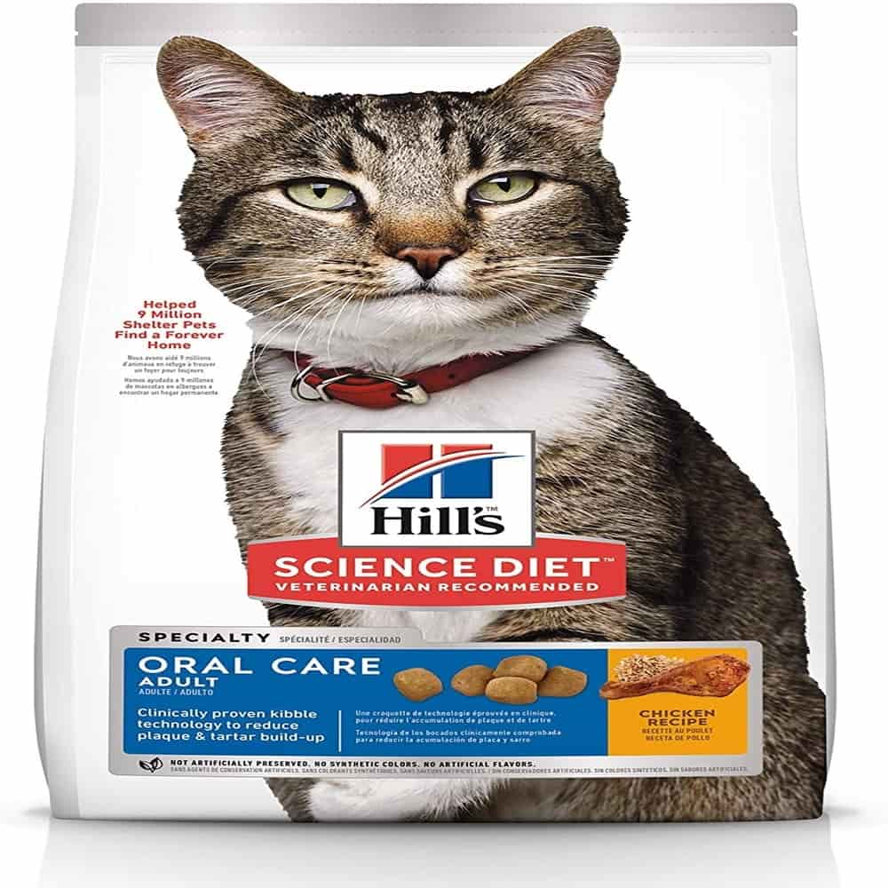 Hill's Science Diet Adult Oral Care Dry Cat Food Chicken Recipe 3.5lbs