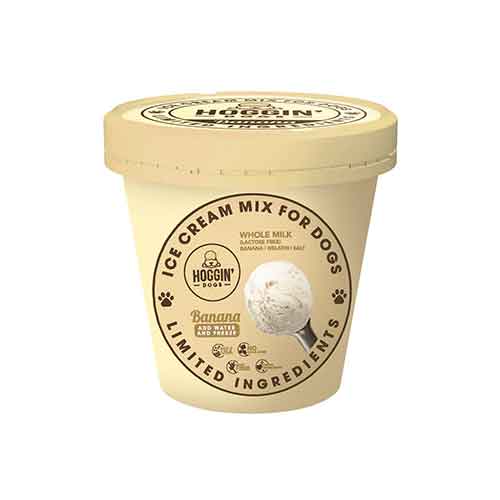 Hoggin' Dogs Ice Cream Mix - Banana Regu