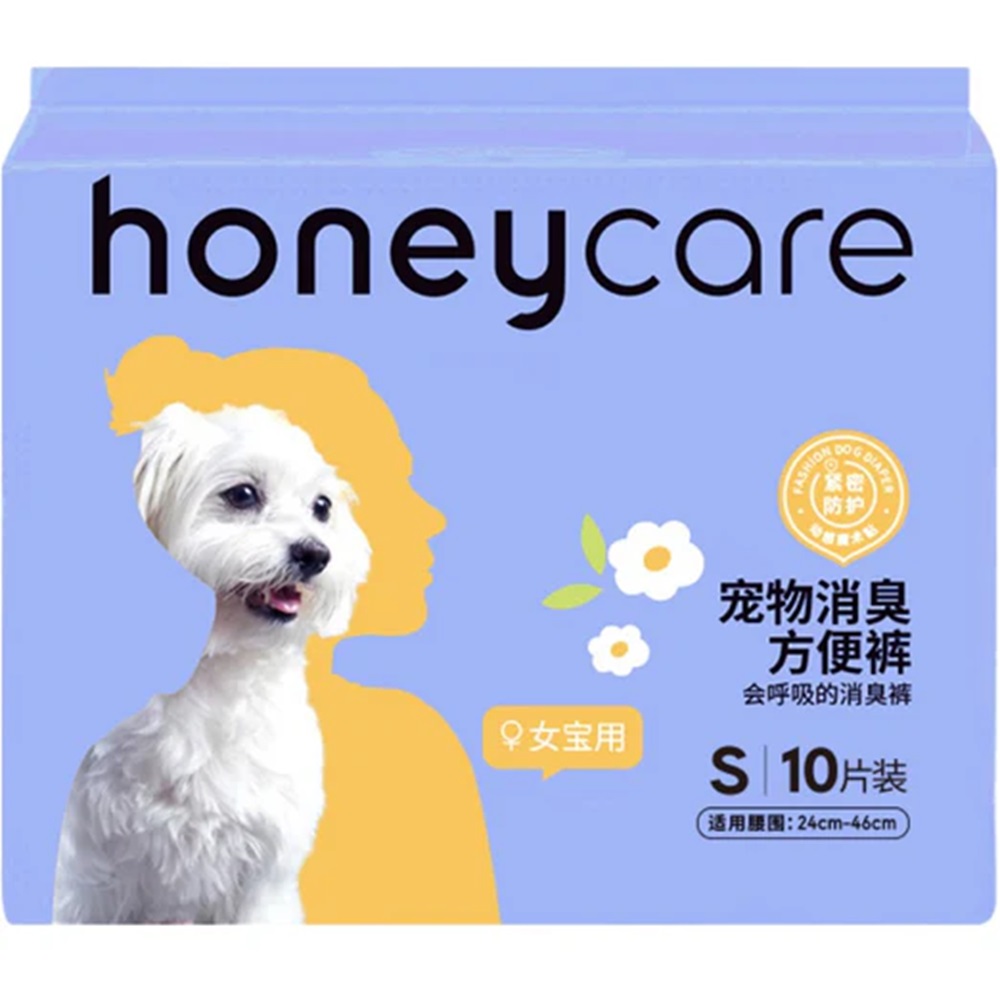 HoneyCare Female Dog Diaper S 10 Pcs