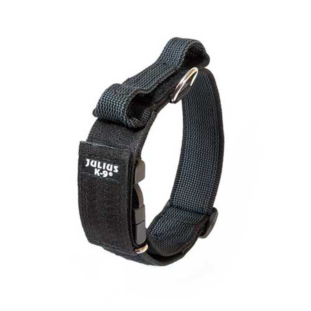 J-K9 C&G Collar  W(1" / 25mm) xL(15"-25.5" / 39-65 cm), Black-Grey