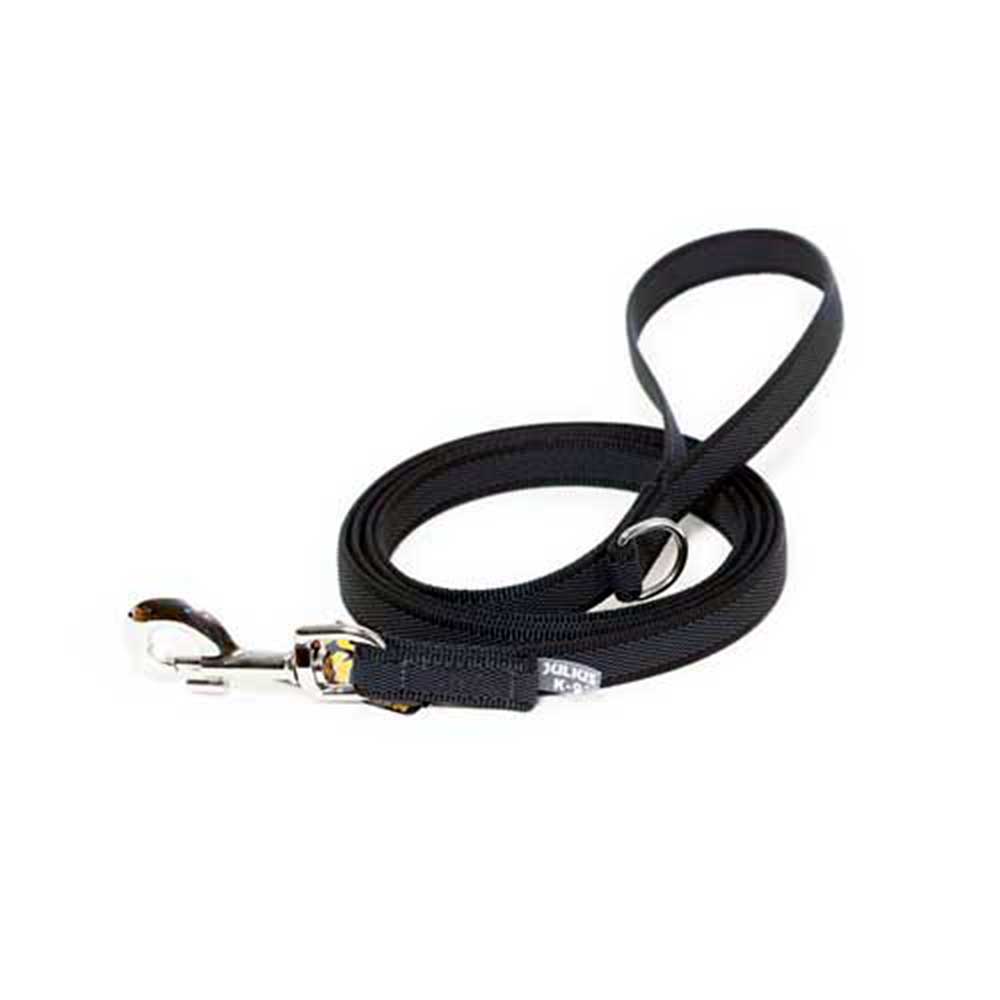 ColorGrey SG Blk Leash w/Hnd D- Ring