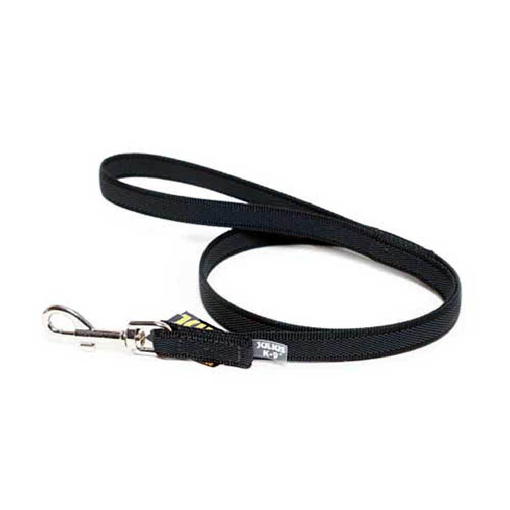 J-K9 C&G Leash Black-Grey W(0.7"/20mm)xL(3ft/1m)w/Handle,Max 110lb/ 50 kg