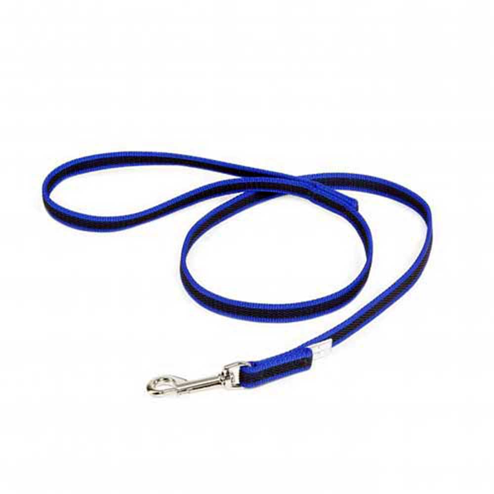 J-K9 C&G Leash Blue-Grey W(1/2"/14mm)xL (3ft/ 1 m)w/Handle,Max 66lb/30 kg