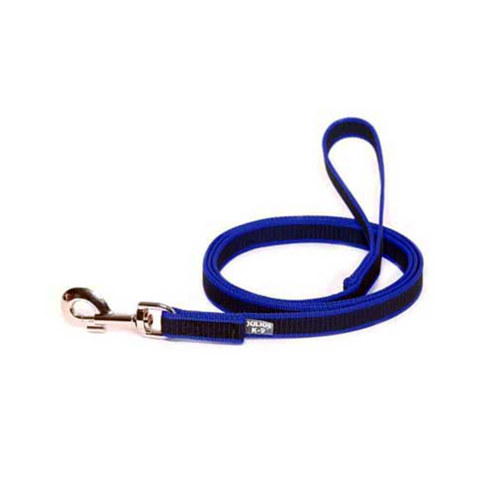 J-K9 C&G Leash Blue-Grey W(0.7"/20mm)xL (6.5ft / 2 m)w/Handle,Max 110lb/ 50 kg