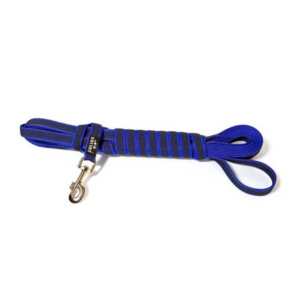 J-K9 C&G Leash Blue-Grey W(0.7"/20mm)xL (33ft / 10 m)w/Handle,Max 110lb/ 50 kg