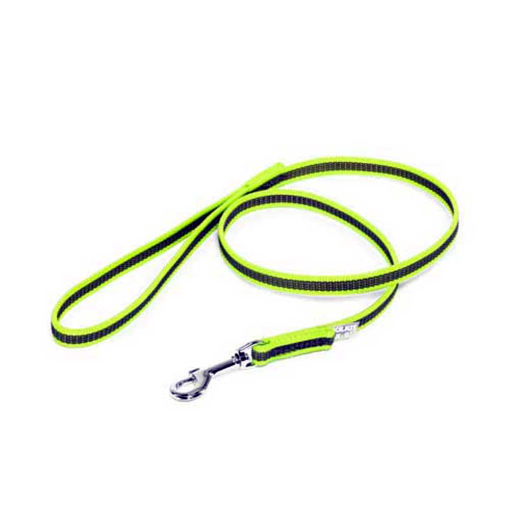 J-K9 C&G Leash -Neon-Grey W(1/2"/14mm)xL (3ft/ 1 m)w/Handle,Max 66lb/30 kg