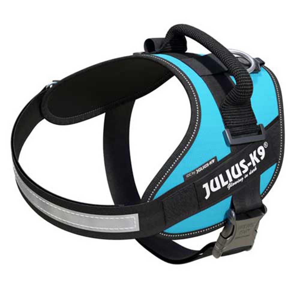 Julius-K9 IDC-Powerharness For Dogs Size: 0, Aquamarine