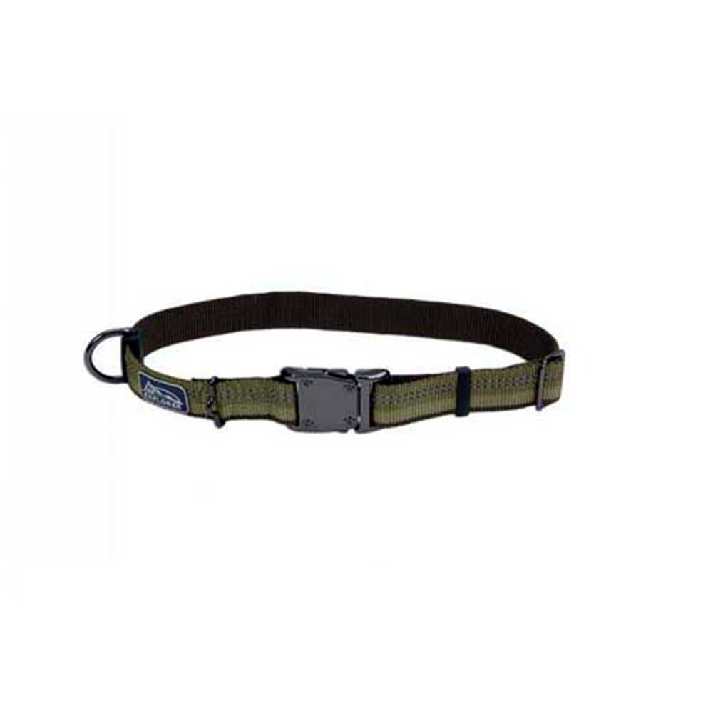 K9 Explorer Reflective Adjustable Dog Collar 1" (45-66Cm) Fern