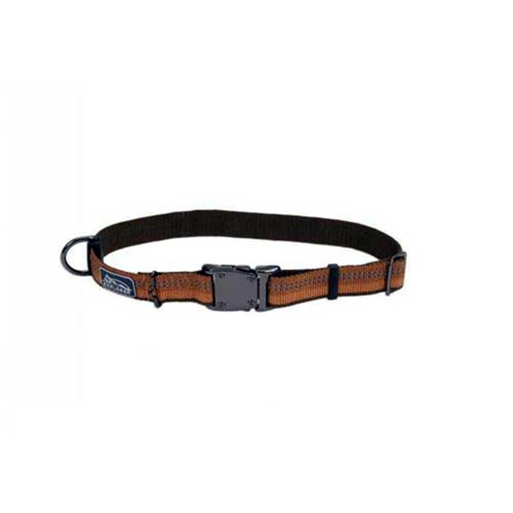 K9 Explorer Reflective Adjustable Dog Collar 1" (45-66Cm) Orange